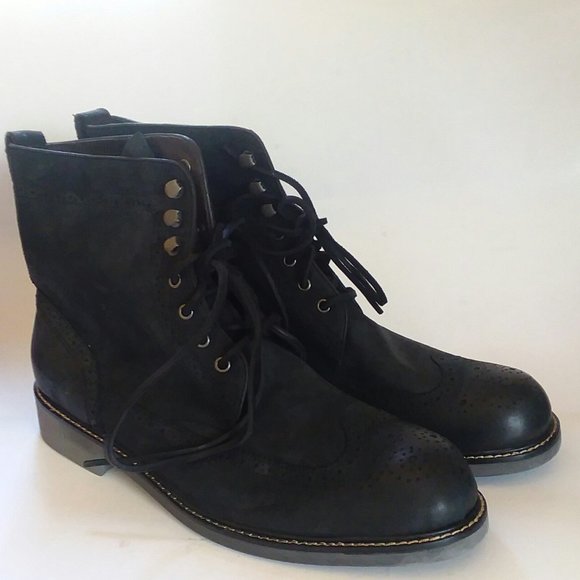 #10 NEW JOHN VARVATOS Fleetwood Chukka Black boot main image 8